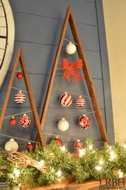 2014 Christmas Home Tour Little Red Brick House Wood Christmas Decorations Diy Christmas Tree Christmas Diy