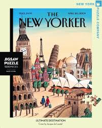 You can buy holiday puzzles like a christmas puzzle, easter puzzle, halloween puzzle, 4th of july puzzle, valentine puzzle, thanksgiving puzzle, summer scene puzzles, winter scene puzzle, fall color puzzle, spring flower puzzles and more. New York Puzzle Company New Yorker Ultimate Destination 1000 Piece Jigsaw Puzzle Buy Online At Best Price In Uae Amazon Ae
