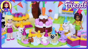 Lego Friends Daisy S Birthday Party All Sets Together Kids Toys Play Youtube