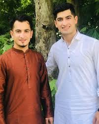 His innings included 13 fours. Naseem Shah With His Younger Brother