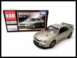 TOMICA PREMIUM ORIGINAL NISSAN SKYLINE R34 GT-R V-SPEC II Nur 162 TOMY  DIECAST