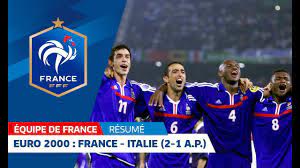 In extra time, the golden goal rule was applied, whereby the match would immediately end upon either team scoring, with the team having scored being declared the winner. Equipe De France Euro 2000 France Italie 2 1 A P Un Titre En Or Resume I Fff 2013 Youtube