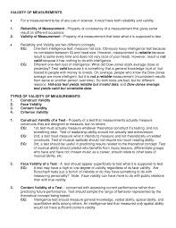 Face validity means the degree to which a measurement appears, on the face of it, to measure what it is supposed to. Validity Of Measurements Introduction To Psychological Research Psyc 3000 Docsity