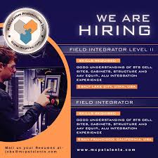 The Mobilecomm Professionals Inc Requires A Field Integrator Level Ii At Salt Lake City Utah And A Field Business Analyst Job Opening Engineering Activities