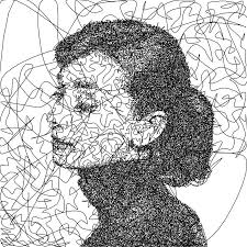 I Wrote An Algorithm That Doodles Drawings From A Single Line Line Art Drawings Drawings Line Art
