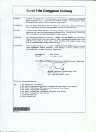 Untuk contoh surat izin tidak masuk kerja karena alasan sakit, kurang lebih seperti ini contohnya. Contoh Surat Izin Gangguan Ho Pdf Contoh Seputar Surat