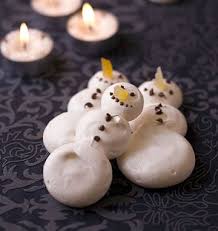 Bonhomme De Neige En Meringue Recette Biscuit De Noel Cuisson De Noel Recettes Noel