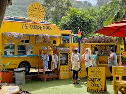 Food truck — Barbecue area food truck in Haiku, Hawaii