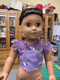 Handmade ballet doll dress with tulle