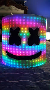 Marshmello Led Helmet 1 100 Leds Dj Rave Marshmallow Pictures Iphone Wallpaper Marshmello Helmet