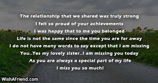 I am more than blessed to have you as my bff, sister. Missing You Messages For Sister