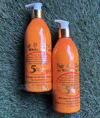 Fair And Glow Super Whitening Lotion In Lugbe District Skin Care Jons Beauty Clinik Jiji Ng