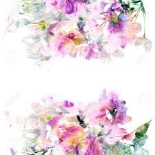 1000 high resolution floral free vectors on ai, svg, eps or cdr. Floral Background Aquarell Blumenstrauss Geburtstagskarte Lizenzfreie Fotos Bilder Und Stock Fotografie Image 27491236