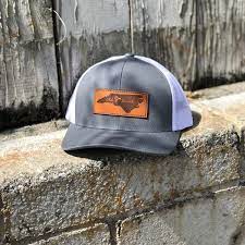 Restock Alert Our North Carolina Leather Patch Trucker Hats Don T Last Long Gets Yours Before It S Too Late Shop Leather Patches Trucker Hat Leather