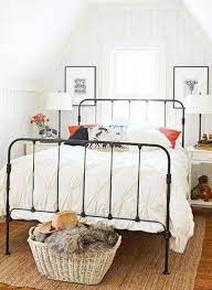 Modern Farmhouse Staple Antique Black Bed Part 1 Bedroom Furniture Layout Cozy Small Bedrooms Small Bedroom Furniture
