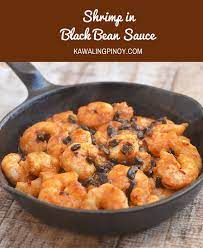 Asian Shrimp With Black Bean Sauce Kawaling Pinoy Recipe Black Bean Sauce How To Cook Shrimp Seafood Dishes