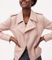128 In Faux Leather Rev Up Your Wardrobe With This Forever Cool Moto Style Faux Leather Motorcycle Jacket Pink Biker Jacket Motorcycle Jacket Women