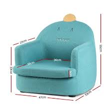 Keezi Kids Sofa Toddler Couch Lounge Chair Children Armchair Fabric Fu Bedloves