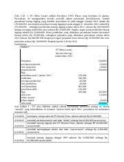 Cara membuat jurnal umum perusahaan dagang metode perpetual metode perpetual digunakan oleh perusahaan yang memberlakukan tarif relatif mahal pada barang dagangnya. Perusahaan Dagang Docx Oal Lat 1 Pt Mitra Lestari Adalah Distributor Dvd Player Yang Berlokasi Di Jakarta Perusahaan Ini Menggunakan Metode Periodik Course Hero