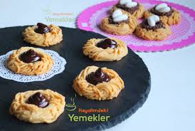 Cikolatali Kus Yuvasi Kurabiyesi Tarifi Yemek Tatli Yemek Tarifleri