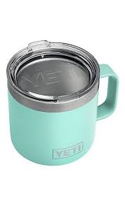 Yeti 14 Oz Seafoam Rambler Mug Cavender S Mugs Tea Mugs Coffee Mugs
