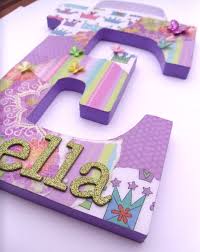 Personalized Little Girl Wall Letter Childrens Baby By Randired 38 00 Wooden Letters Wooden Letters Decorated Letter A Crafts