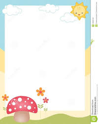 Cute Page Borders Free Download Google Search Kartu Bingkai Kartun