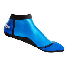 Seavenger Seasnugs Low Beach Socks For Sand Volleyball Soccer Snorkeling Watersports Blue Medium