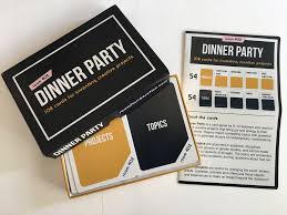 Dinner topics bound to end in arguments. Dinner Party Card Deck Room 402