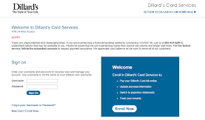 Dillard's online credit account services also let you pay your bills and check on your payment history. Dillards Myonlineresourcecenter Com Dillard S Credit Card Login Guide