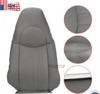 For 1997-2016 Chevy Express Ambulance Van Driver Lean Back Seat Cover Gray