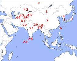 Land fläche (km²) einwohner hauptstadt afghanistan: Asien Die Asiatischen Staaten Und Ihre Hauptstadte Die Welt Der Zahlen