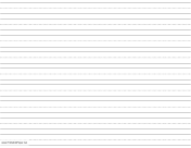 Printable writing paper templates for primary grades. Penmanship Paper