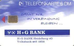 Tarjeta Telefonica H G Bank Heidelberg Eg Damit Wir In Verbindung Bleiben Deutsche Telekom Alemania Chip O Col De O 1945 11 95