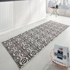 Preise vergleichen und bequem online bestellen! Kuchenlaufer Flachgewebe Laufer Creation Schwarz Creme 80x200 Cm Teppich Boss