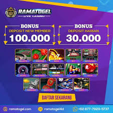 Ramatogel Adalah Togel Online Terpercaya Minimal Deposit 10 000 Bonus Deposit New Member 10 Bonus Deposit Harian 5 Bonus Cashba Monopoly Poker Indonesia