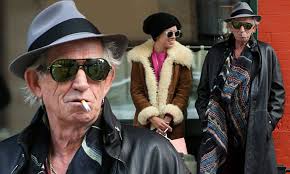 Rolling Stones' Keith Richards, 71 goes to lunch with daughter Theodora