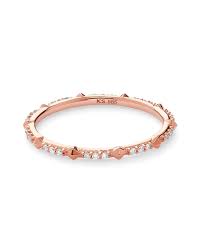 This metal tone is in high demand and looks beautiful in both contemporary clean settings as well as intricate vintage styles. Astrid 14k Rose Gold Ring In White Diamond 9 Kendra Scott