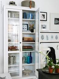 Ikea Spaces Living Room Cupboards Home Decor Glass Cabinet Doors