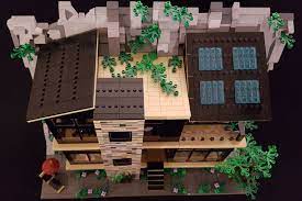 Lego Moc Ein Haus Im Grunen Lego custom modular haeuser moc`s juwelier & foto shop. lego moc ein haus im grunen