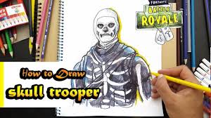 Skull Troper Nasil Cizilir Battle Royal Sanat Egitimi Adim Ad Skulls Drawing Royal Art Art