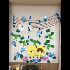 アプリ投稿 0歳児 6月の壁面 保育や子育てが広がる 遊び と 学び のプラットフォーム ほいくる 教室のデコレーション あじさい クラフト 誕生日表