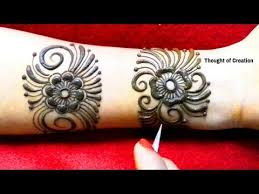 Unique Bangle Style Mehndi Design For Hands Thought Of Creation Youtube Mehndi Designs For Hands Mehndi Designs Unique Bangle