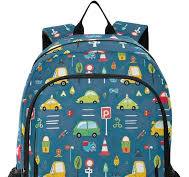 Linda mochila escolar con semáforo de coche para niñas y niños, mochila  escolar primaria para niños, Lindo semáforo de coche 21219467