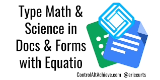 Here's a list of all the functions available in each category. Control Alt Achieve Equatio Yes You Can Type Math And Science In Google Docs And Forms