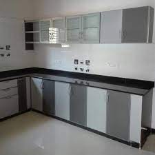 Maybe you would like to learn more about one of these? Modern White And Grey Aluminium Modular Kitchen Cabinet Rs 900 Square Feet Id 20232818162