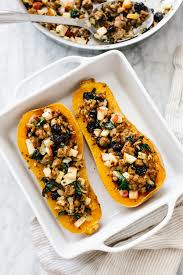 Heat a large skillet or dutch oven over medium heat. Apple Sausage Stuffed Butternut Squash Downshiftology