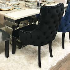 Learn how to buy the right dining room chair with this buying guide setting out 19 types of dining room chairs. Tufted Velvet Fabric Studded Back Dining Chair Pair