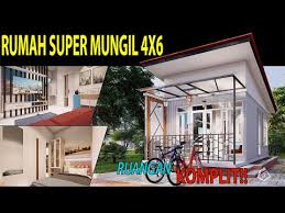 Baja ringan tidak mudah karatan, relatif lebih ringan, dan sangat mudah untuk dibongkar dan pasang. 1 Desain Rumah 4x6m Tiny House Super Mungil Youtube Imoveis
