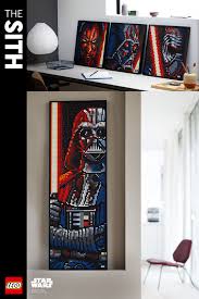 Exquisite Lego Star Wars The Sith Wall Art For Your Home Or Office Lego Art Dorm Room Inspiration Amazing Lego Creations